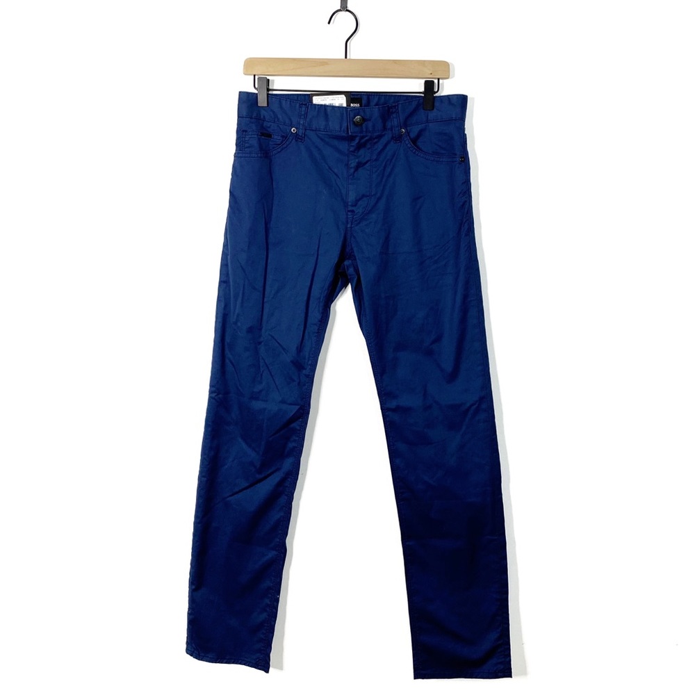 Hugo Boss Blue Stretch Men’s Cargo Straight Pants NEW !